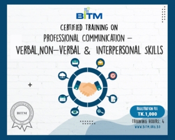 Online Workshop on Professional Communication- Verbal, Non-verbal and Interpersonal Skills