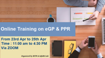 3 days Online Training Course on PPR & e-GP for Bidders