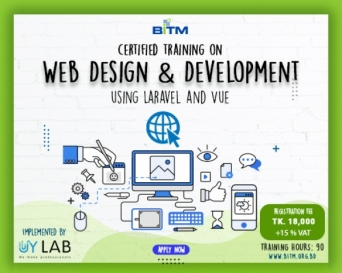 Web Design and Development using Laravel and Vue