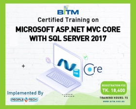 Microsoft Asp.net MVC Core  With  SQL Server 2017(12th batch)