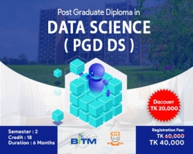 Post Graduate Diploma (PGD) in Data Science(1st batch)