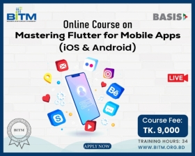 Online Course on Mastering Flutter for Mobile Apps (iOS & Android)(19th batch)