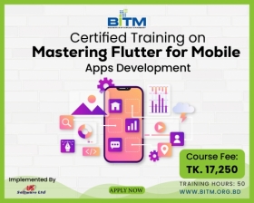 Certified Training on Mastering Flutter for Mobile Apps Development