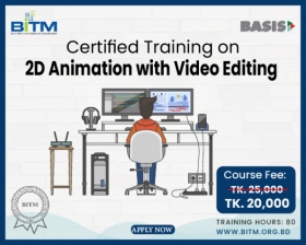 Certified Training on 2D Animation with Video Editing(1st batch)