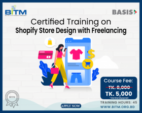 Certified Training on: Shopify Store Design with Freelancing