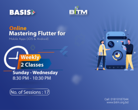 Online Course on Mastering Flutter for Mobile Apps (iOS & Android)