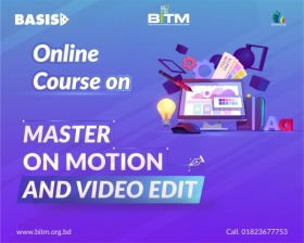 Online Course on MASTER'S ON MOTION AND VIDEO EDIT
